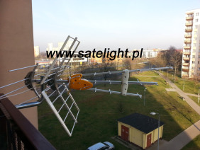 Montaż anteny DVB-T na balkonie